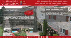 Desktop Screenshot of bastide-du-vigneron.com